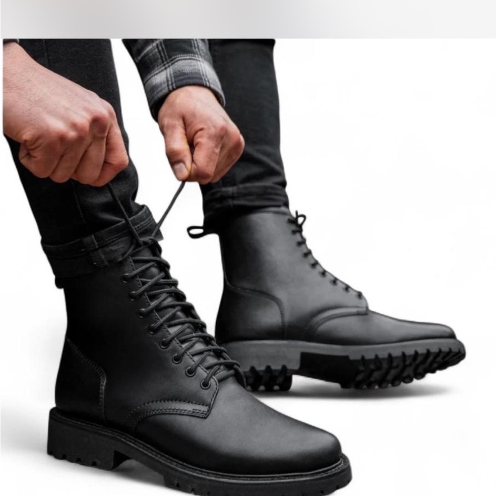 Thursday Boot Company Black Leather Men's Boots